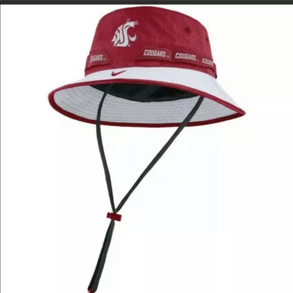 NWT Mens Nike Dri-Fit WSU Cougars Bucket Hat Sz XL